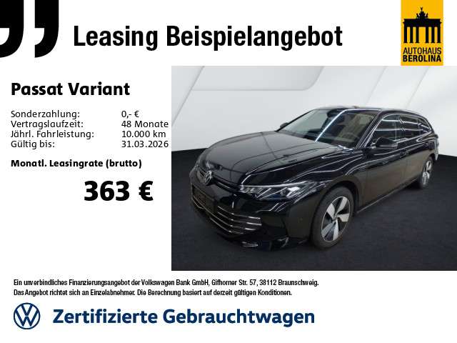 VW Passat Variant 24.055 km 32.980 &euro; Berlin 10709