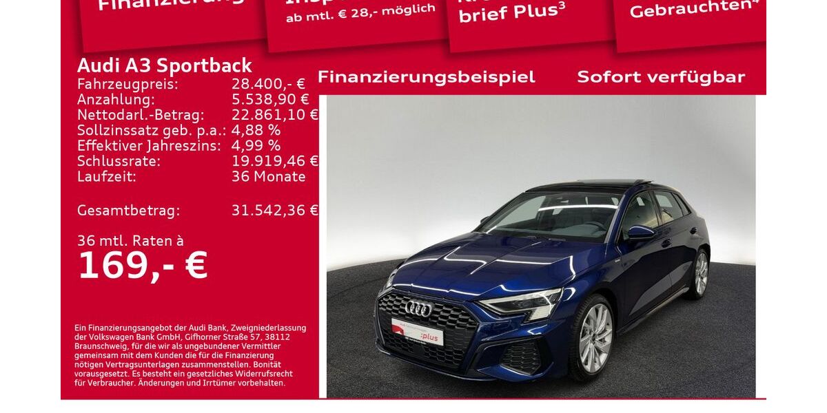 Audi A3 34.150 km 28.400 &euro; Berlin 10587