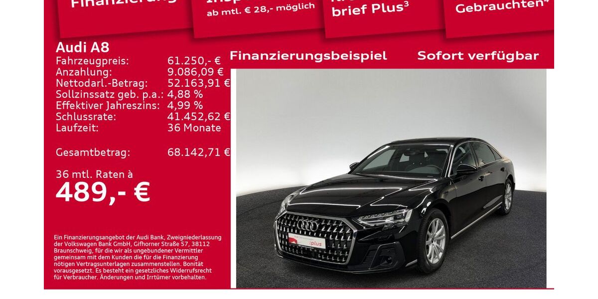 Audi A8 22.950 km 61.250 &euro; Berlin 10587