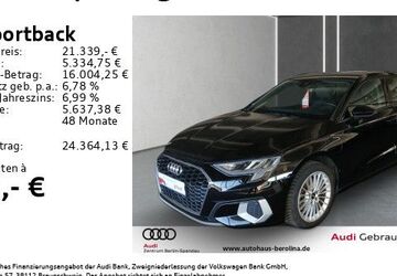 Audi A3 45.372 km 21.439 &euro; Berlin 13581