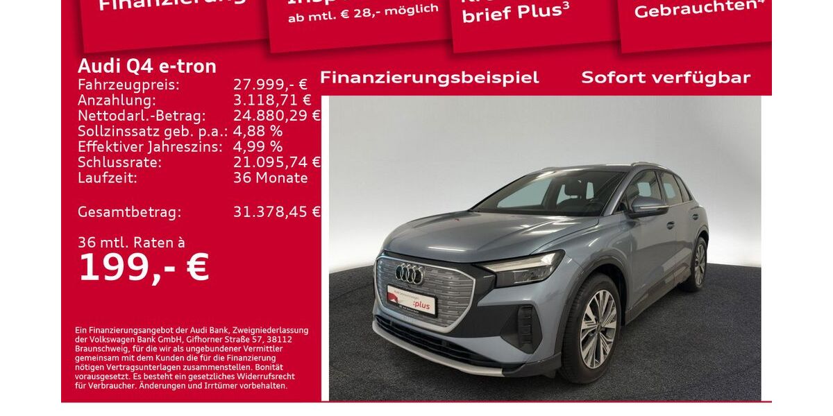 Audi Q4 e-tron 60.800 km 27.999 &euro; Berlin 12489