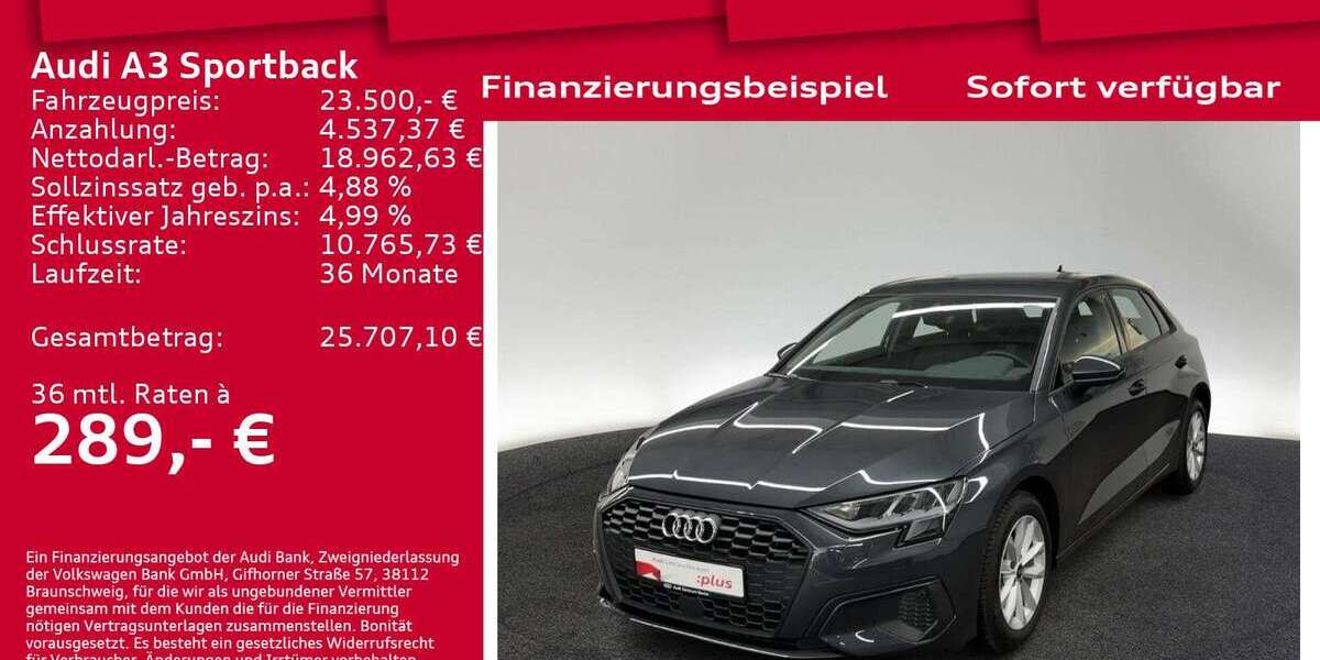Audi A3 15.600 km 23.500 &euro; Berlin 10587