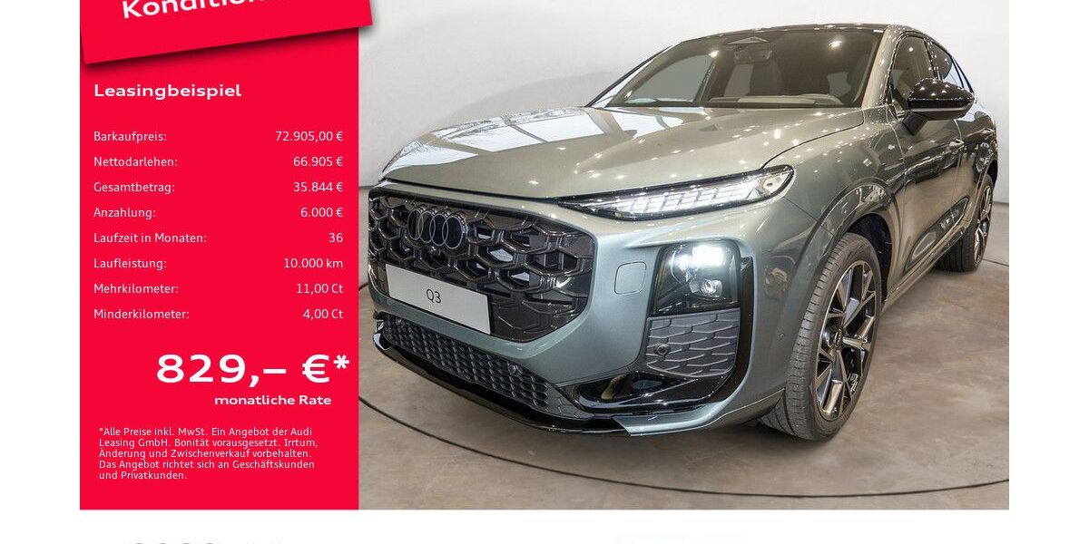 Audi Q3 4.000 km 72.905 &euro; Potsdam 14482