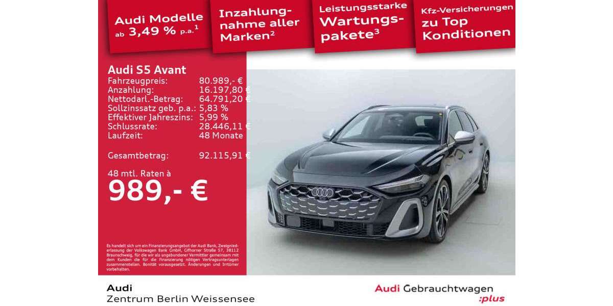 Audi S5 5.000 km 80.990 &euro; Berlin 13088