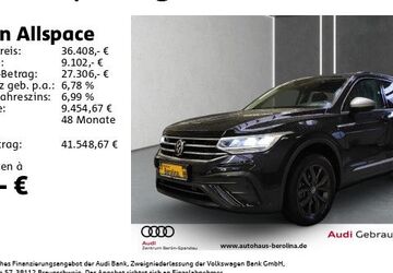 VW Tiguan Allspace 31.753 km 36.408 &euro; Berlin 13581