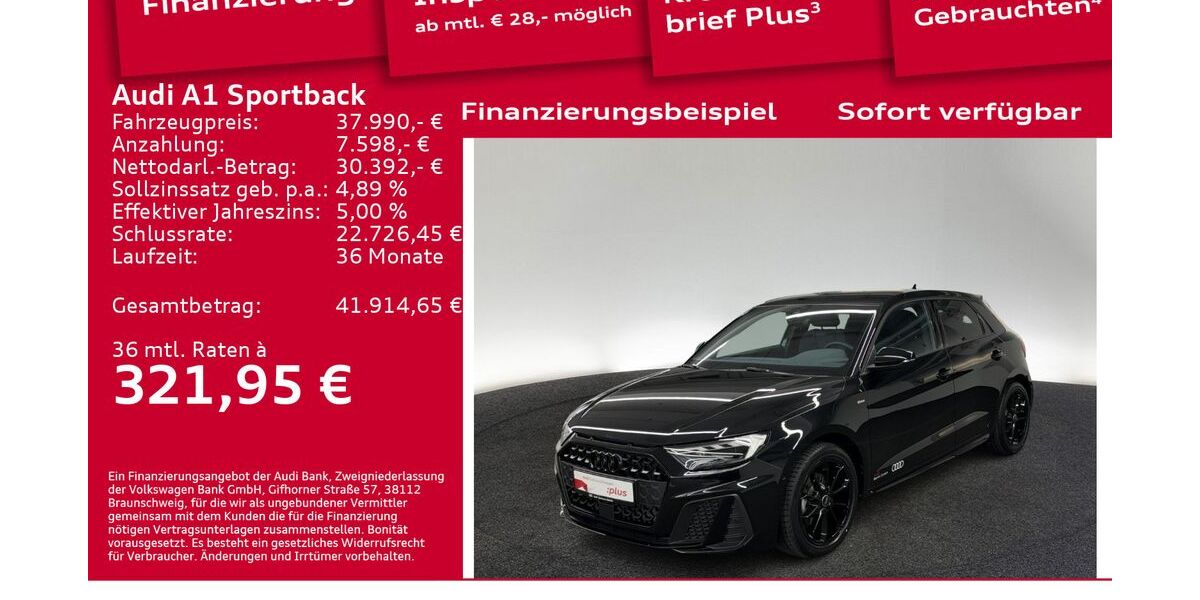 Audi A1 6.001 km 37.990 &euro; Berlin 12489
