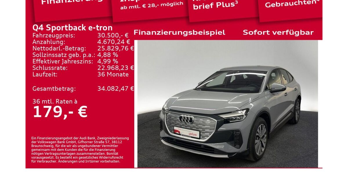 Audi Q4 e-tron 27.600 km 30.500 &euro; Berlin 10587