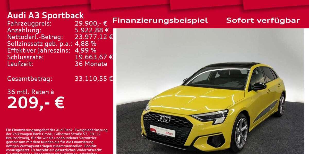 Audi A3 51.200 km 29.900 &euro; Berlin 10587