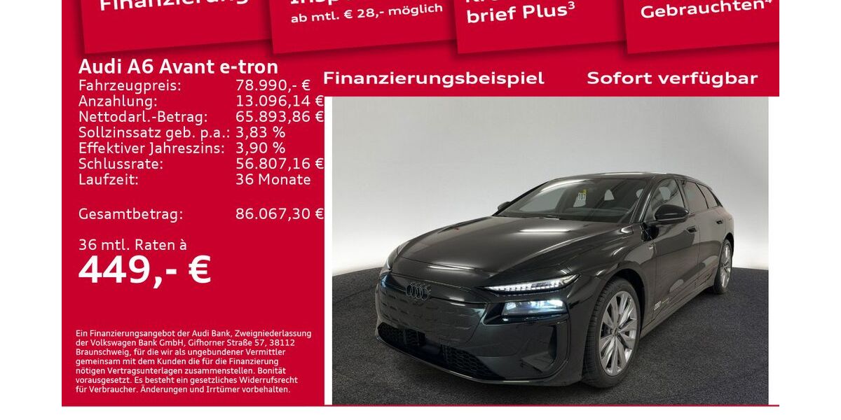 Audi A6 e-tron 6.001 km 78.990 &euro; Berlin 12489