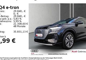 Audi Q4 e-tron 18.254 km 27.769 &euro; Berlin 13581