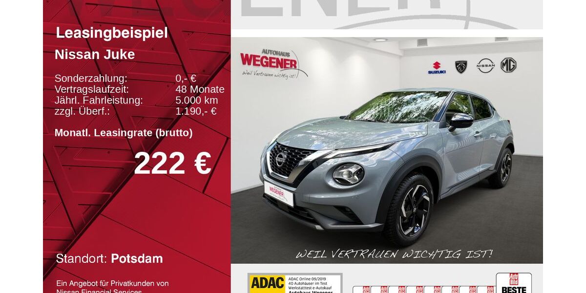 Nissan Juke 9.497 km 19.990 &euro; Potsdam 14482