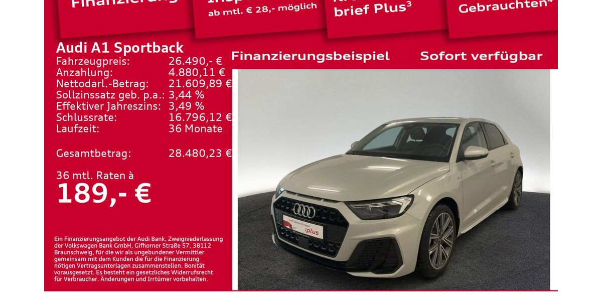 Audi A1 6.000 km 26.490 &euro; Berlin 12489