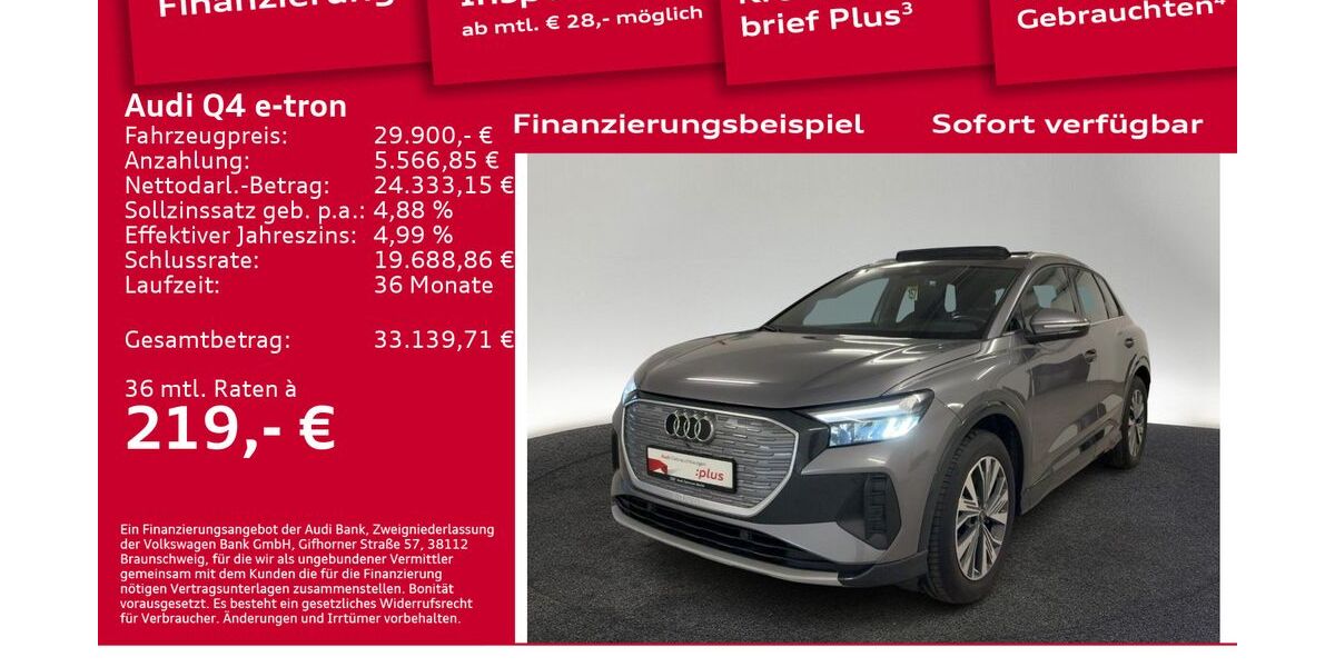 Audi Q4 e-tron 79.250 km 29.900 &euro; Berlin 12489