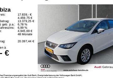 Seat Ibiza 45.287 km 17.899 &euro; Berlin 13581