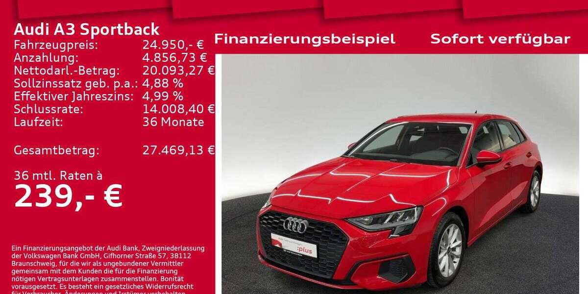 Audi A3 53.200 km 24.950 &euro; Berlin 10587