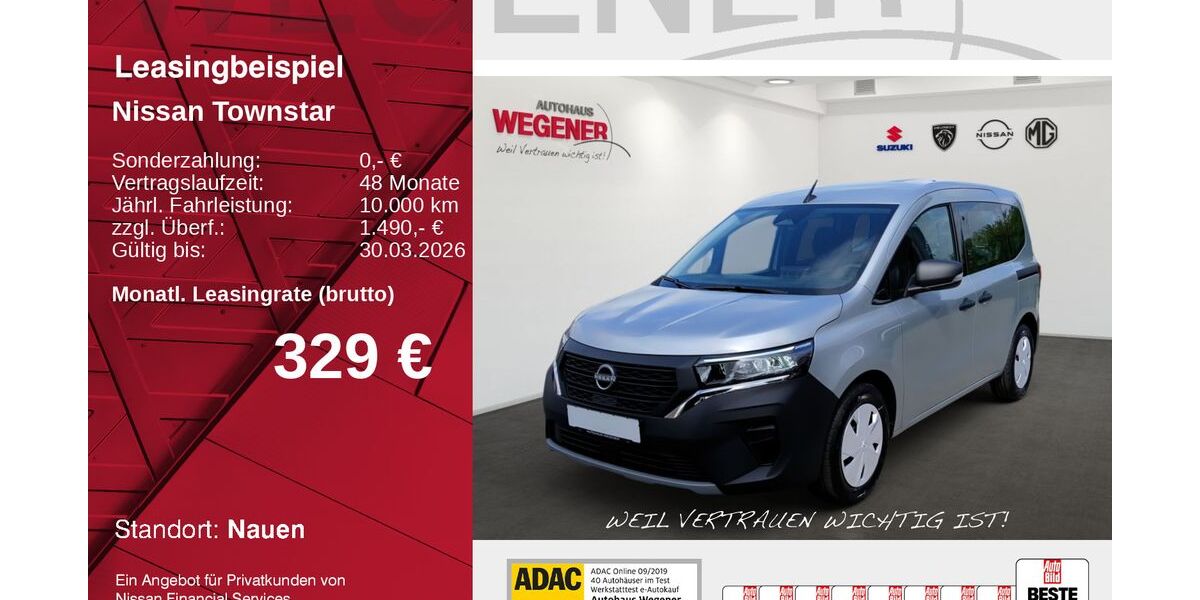 Nissan Townstar 9.500 km 26.340 &euro; Nauen 14641