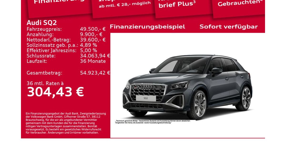 Audi SQ2 9.500 km 49.300 &euro; Berlin 12489