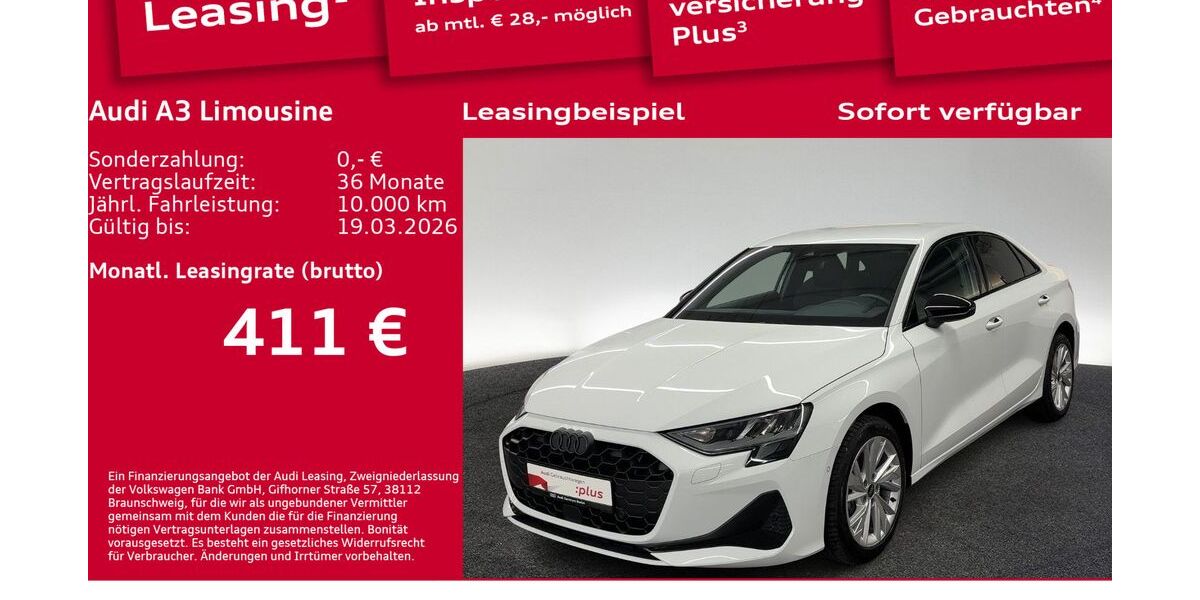 Audi A3 13.450 km 34.650 &euro; Berlin 10587