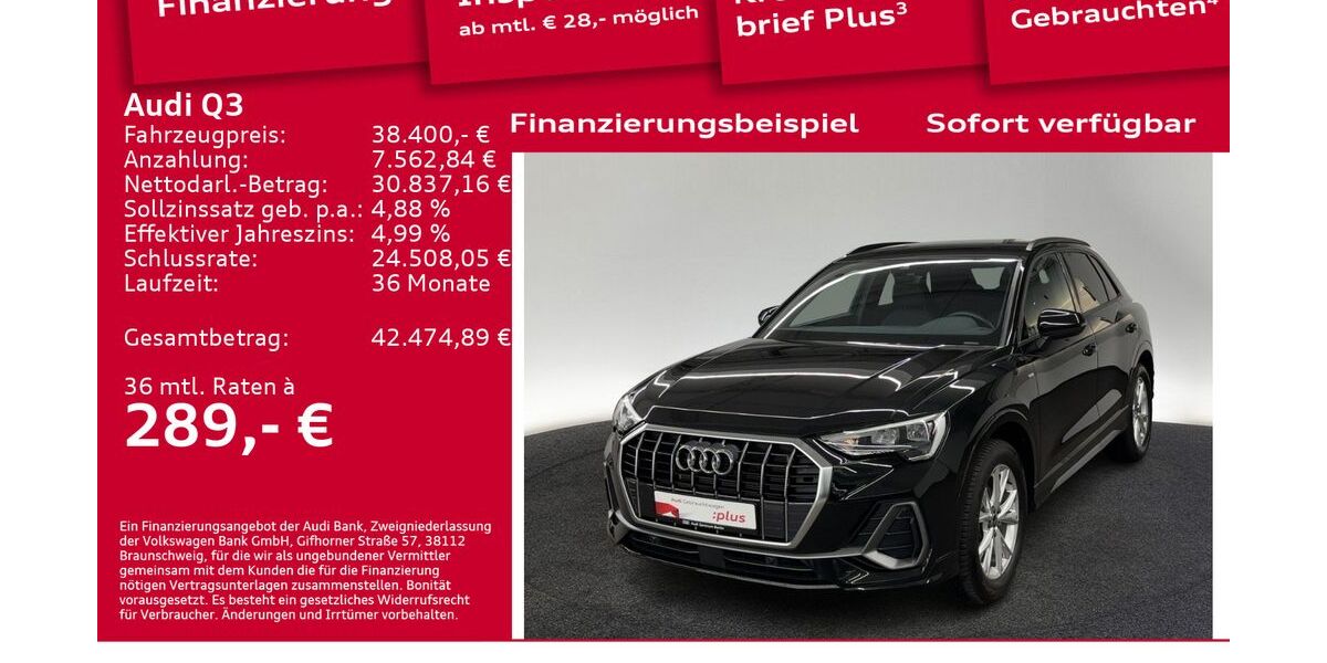 Audi Q3 34.100 km 38.300 &euro; Berlin 10587
