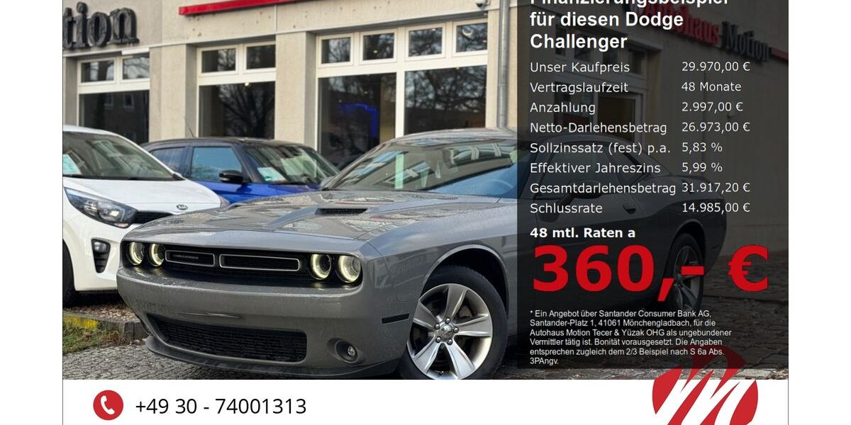 Dodge Challenger 46.000 km 29.970 &euro; Berlin 12305