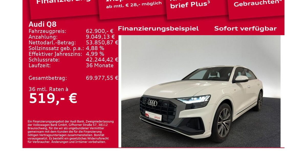 Audi Q8 24.000 km 62.900 &euro; Berlin 12489