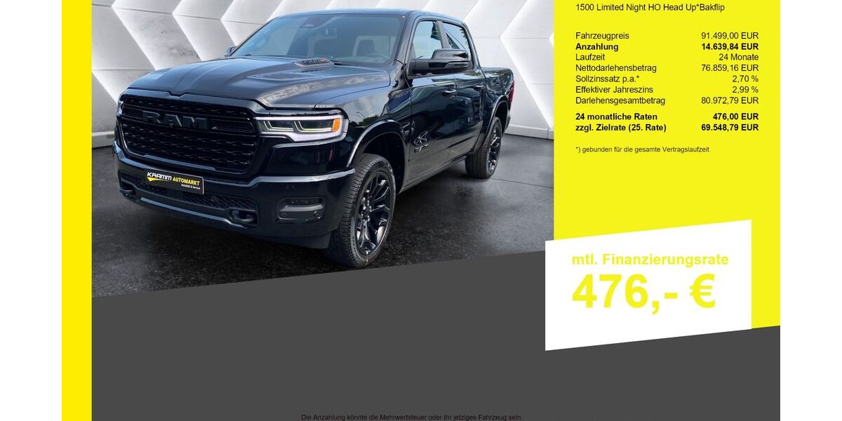 Dodge RAM 11.800 km 91.499 &euro; Berlin-Französisch Buchholz 13127