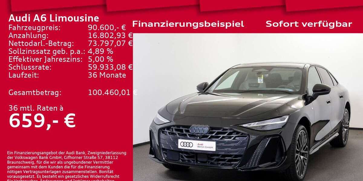 Audi A6 6.001 km 90.600 &euro; Berlin 12489