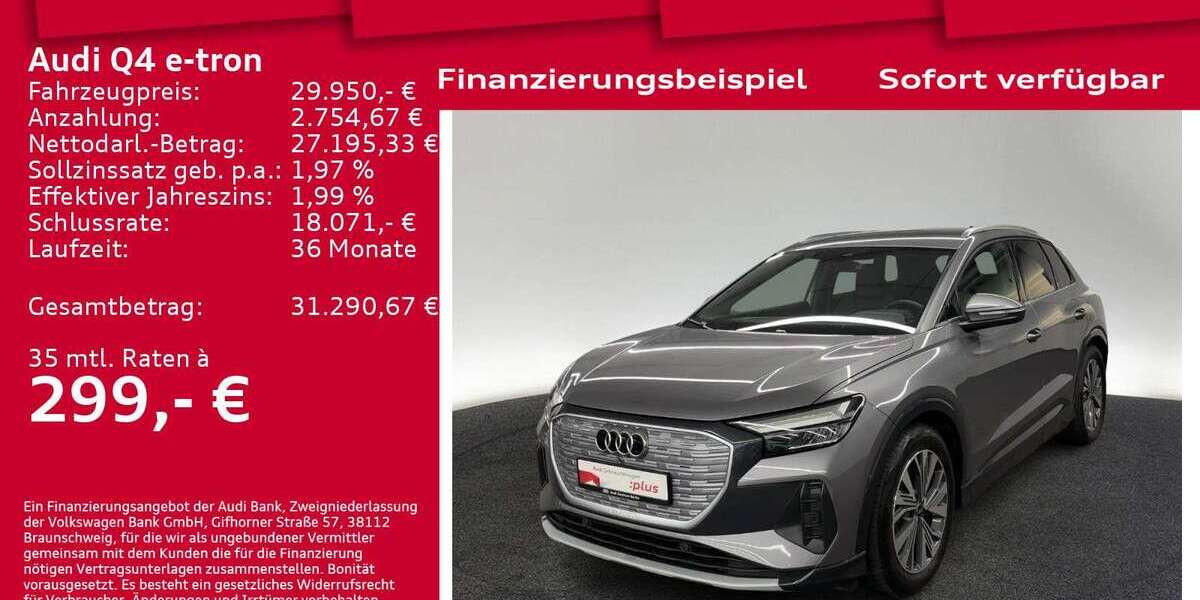 Audi Q4 e-tron 51.300 km 29.950 &euro; Berlin 10587