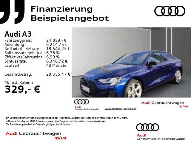 Audi A3 26.128 km 24.859 &euro; Berlin 13581