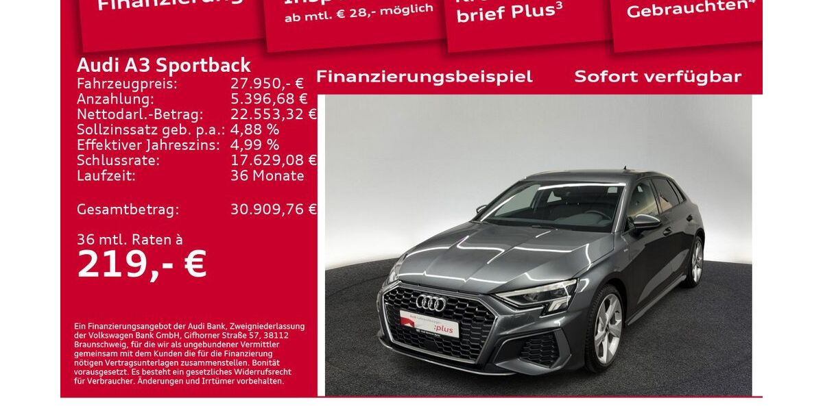 Audi A3 22.360 km 27.950 &euro; Berlin 10587