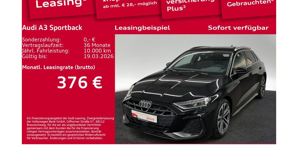 Audi A3 10.100 km 36.940 &euro; Berlin 10587