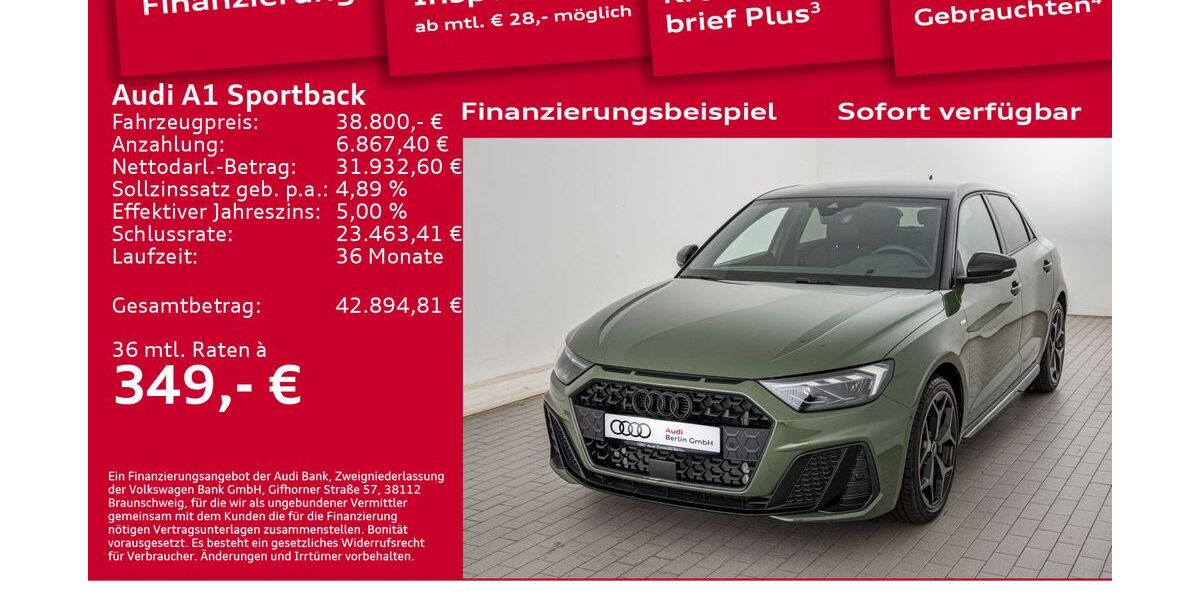 Audi A1 6.001 km 38.800 &euro; Berlin 12489