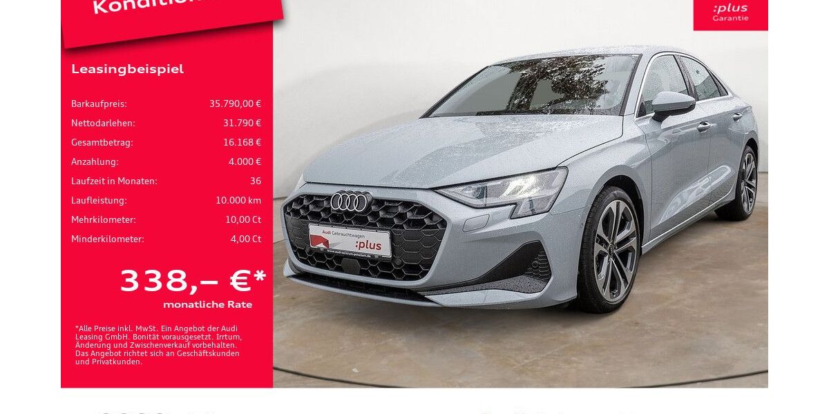 Audi A3 9.478 km 35.790 &euro; Potsdam 14482