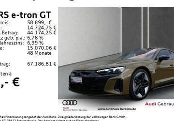Audi RS e-tron GT 60.469 km 59.459 &euro; Berlin 13581