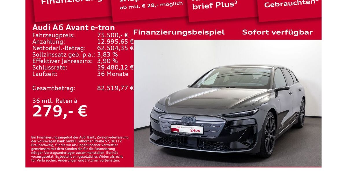 Audi A6 e-tron 12.000 km 75.500 &euro; Berlin 12489