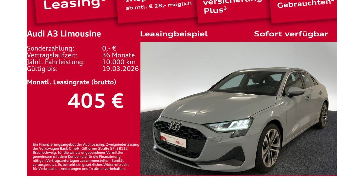 Audi A3 8.200 km 33.250 &euro; Berlin 12489