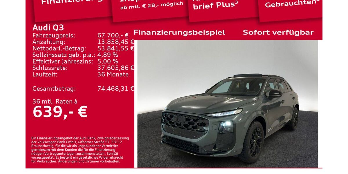 Audi Q3 6.001 km 67.700 &euro; Berlin 12489
