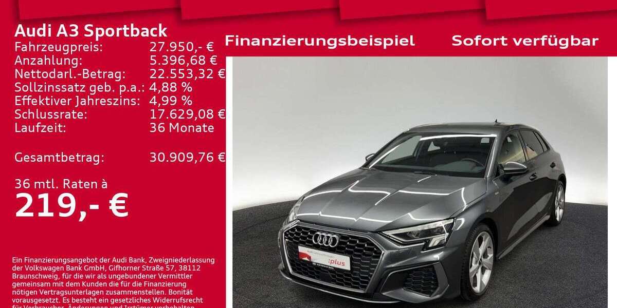 Audi A3 22.360 km 27.950 &euro; Berlin 10587