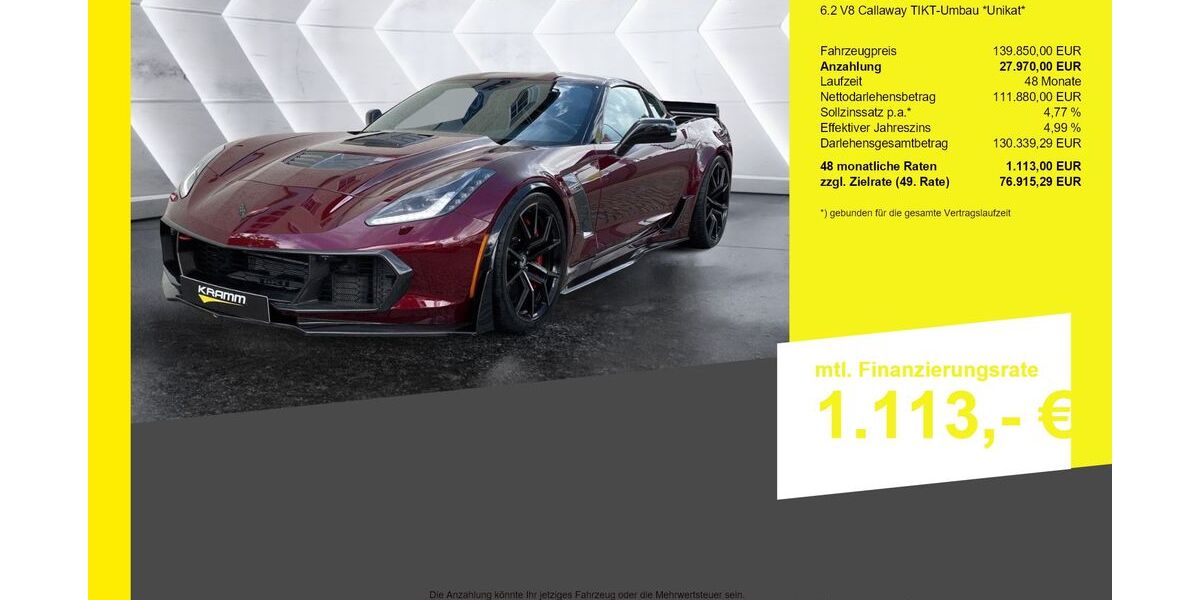 Corvette Z06 7.703 km 139.850 &euro; Berlin-Französisch Buchholz 13127