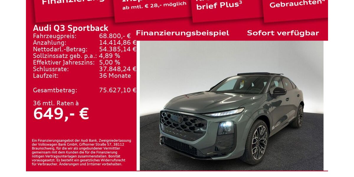 Audi Q3 6.001 km 67.500 &euro; Berlin 12489