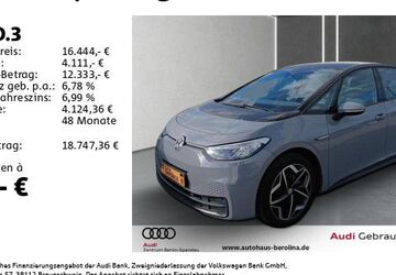 VW ID.3 31.319 km 16.498 &euro; Berlin 13581