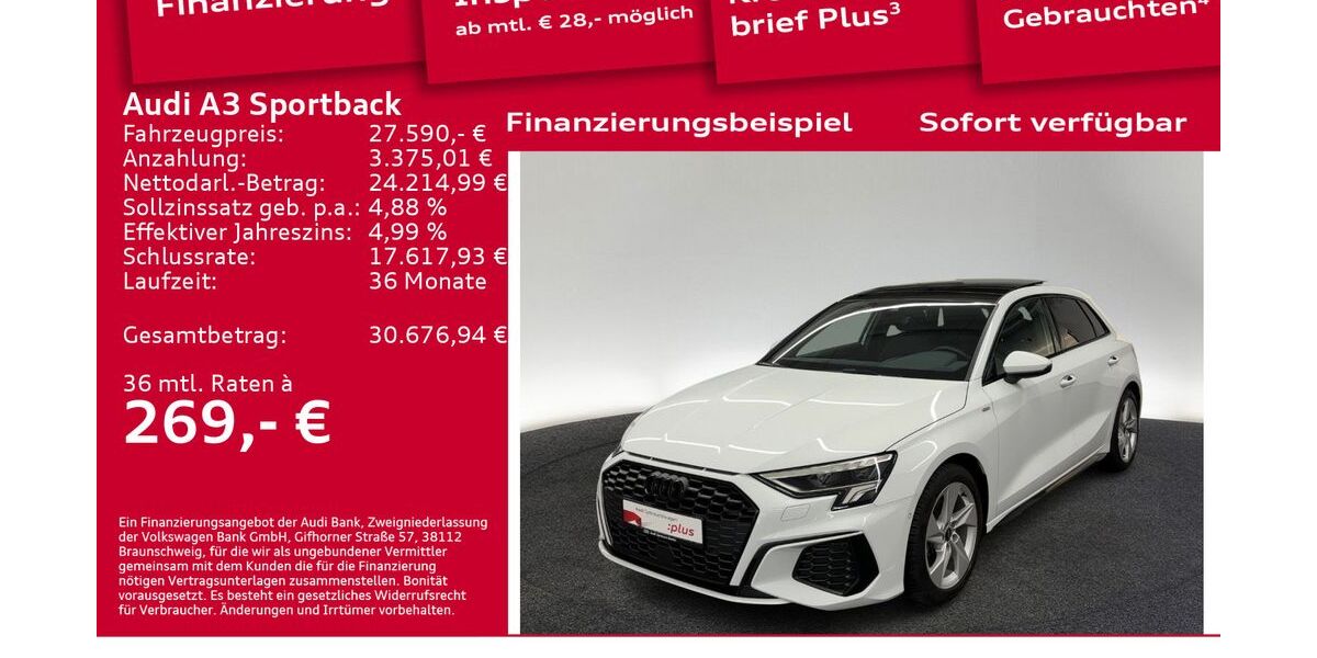 Audi A3 45.400 km 27.590 &euro; Berlin 10587