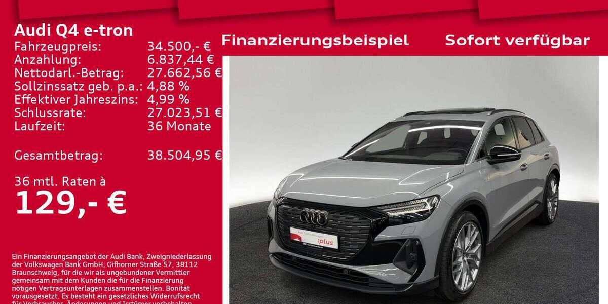 Audi Q4 e-tron 37.000 km 34.500 &euro; Berlin 10587