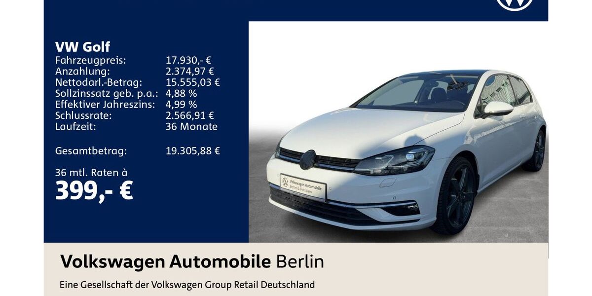 VW Golf 85.830 km 17.930 &euro; Berlin 12681