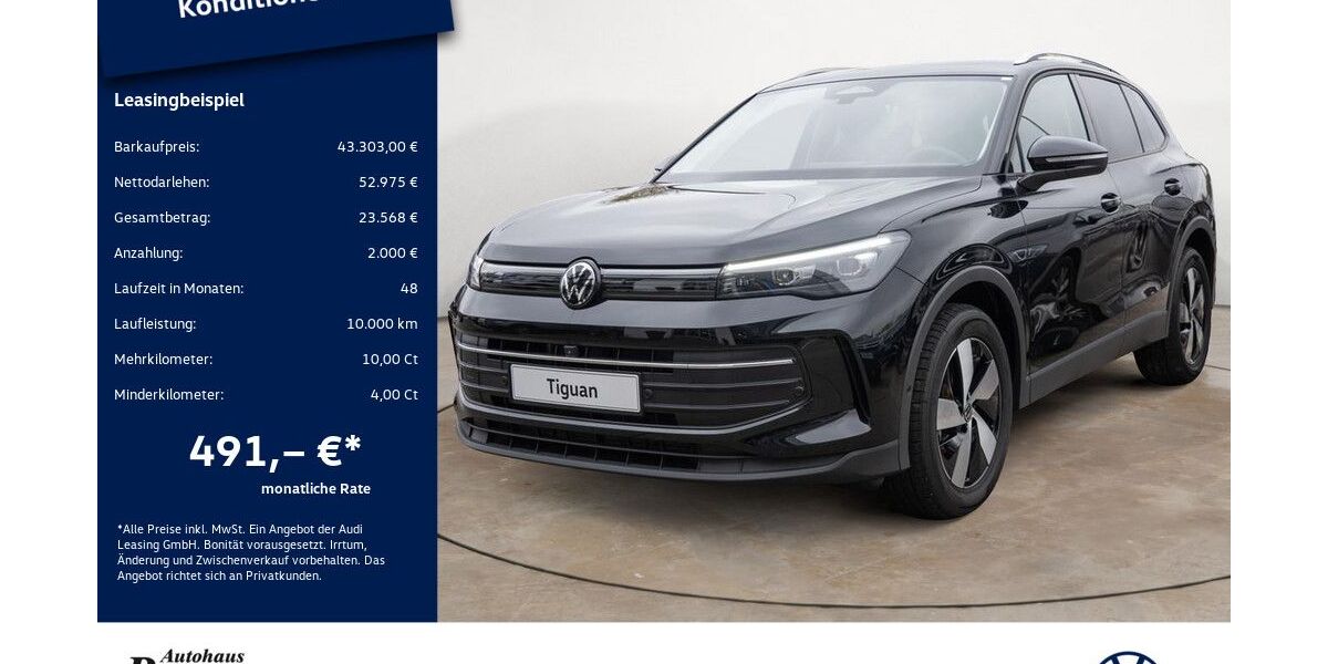 VW Tiguan 8.000 km 42.906 &euro; Potsdam 14482