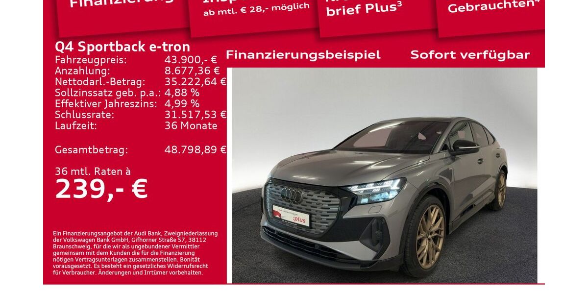 Audi Q4 e-tron 21.100 km 43.900 &euro; Berlin 12489
