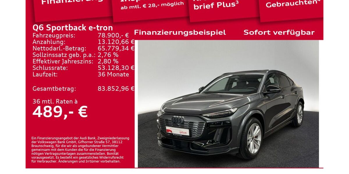 Audi Q6 e-tron 6.001 km 78.900 &euro; Berlin 12489