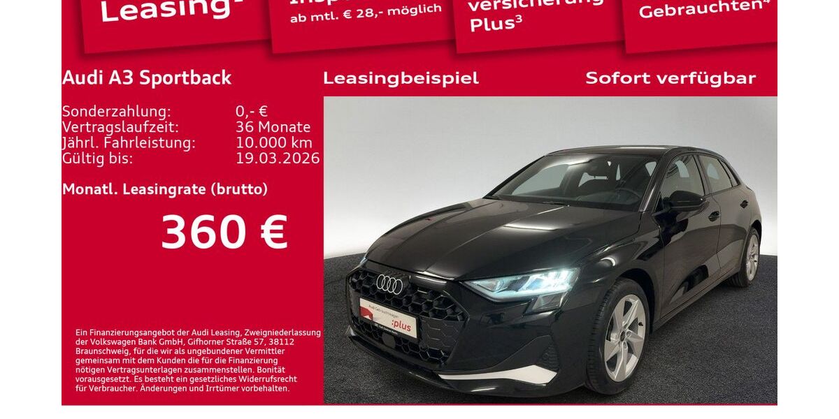 Audi A3 27.000 km 29.999 &euro; Berlin 12489