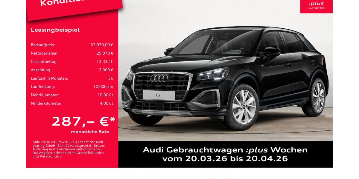 Audi Q2 11.272 km 32.490 &euro; Potsdam 14482