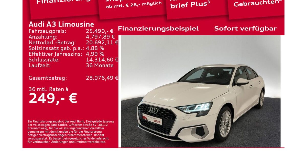Audi A3 26.100 km 23.900 &euro; Berlin 12489
